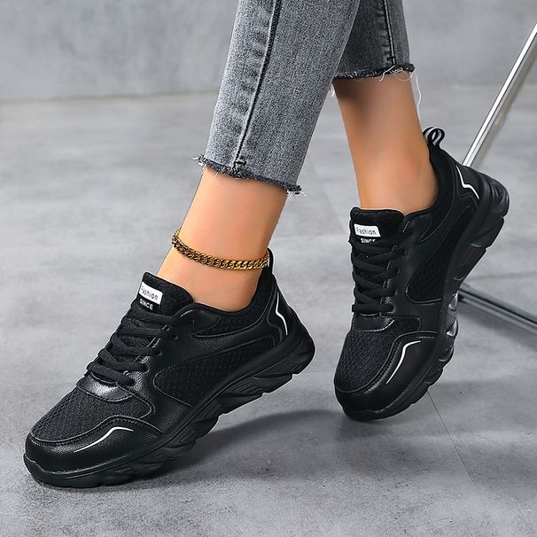Lady Fitness Women Breathable Woman Casual Shoes Cushion Female Comfortable Low Sock Sneakers Non Slip Walking Shoe_vogvips.com