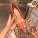 New Apricot High Heels Stiletto Black Professional Shoes Light Mouth Pointed Women S Single_vogvips.com