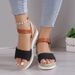 New Women's Sandals Bow Rope Bottom Light Casual Women's Shoes Fish Mouth Platform Sandals_vogvips.com