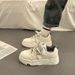 Hot-Selling Hong Kong Style Thick-Soled White Sneakers For Women, Spring And Autumn Season, High-End Feel, 2025 New_vogvips.com