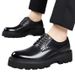 Euro Step Fashion Four Seasons High-Quality Brogue Thick-Soled Business Leather Versatile Men's Casual Shoes_vogvips.com