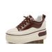 2025 Autumn New Women's Shoes: Wedge Platform Single High Heel Thick Sole, Internal Height Increase, Casual Shoes,_vogvips.com
