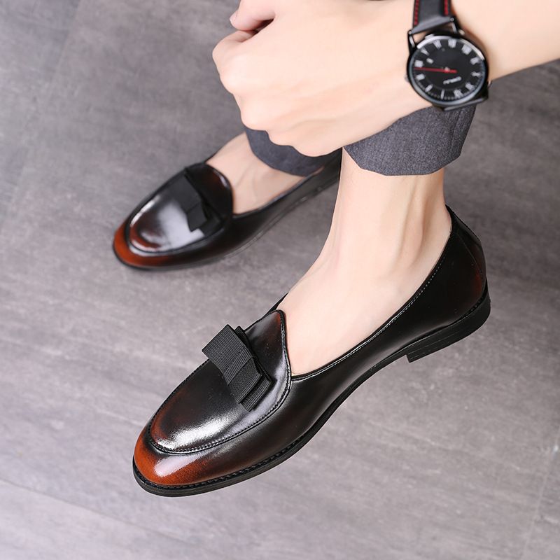 New men's shoes Bow fashion shoes men's shoes_vogvips.com