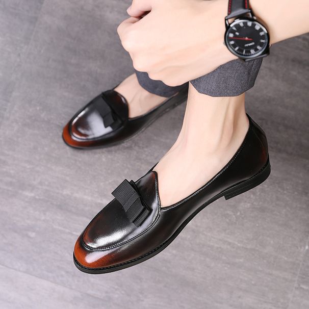 New men's shoes Bow fashion shoes men's shoes_vogvips.com