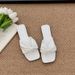 Summer New Style plus Size Women's Flip Flops Flat Outdoor Wear Pleated Casual Sandals_vogvips.com