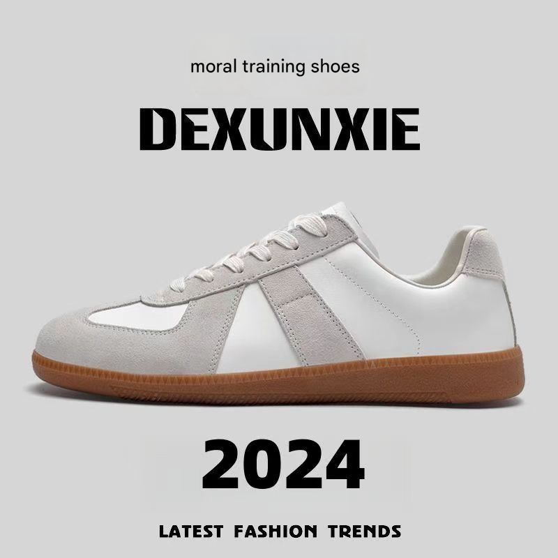 Euro Step Men's Training Comfortable Breathable Agan Sneakers New Spring Autumn Versatile Casual Sports White Shoes_vogvips.com