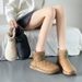 Women's Shoes Plush High Top Snow Boots Women Winter New Student Ins Version Warm Casual Shoes Cotton Shoes Women RM883_vogvips.com