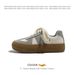 Women's Shoes Naturally Curly Platform Shoes, Autumn New Arrival, Color Block, Versatile Casual Sports Shoes, Retro German Training Shoes_vogvips.com