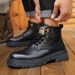European Warm Series Autumn And Winter High-top Leather Martin Boot Britih Style Fahion Caual Men' Student Outdoor Thick-oled Work_vogvips.com