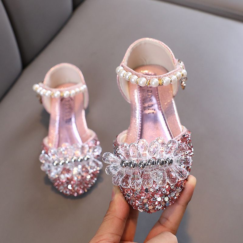 Baby Girl Girl Girl Princess Diamond Single Shoe Shoes Dance Show Shoes Sandals_vogvips.com