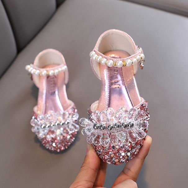 Baby Girl Girl Girl Princess Diamond Single Shoe Shoes Dance Show Shoes Sandals_vogvips.com