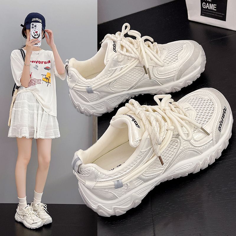 Super Fire German Training Shoes Women's Thin Breathable Mesh 2026 Summer New Soft Sole Fashion Versatile Casual Shoes_vogvips.com