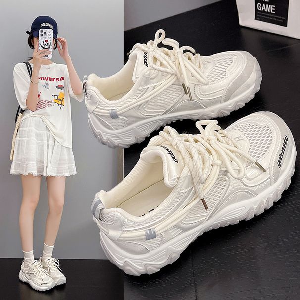 Super Fire German Training Shoes Women's Thin Breathable Mesh 2026 Summer New Soft Sole Fashion Versatile Casual Shoes_vogvips.com