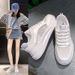 Little White For Women New Summer Vibe Style Thick Soled Women's Versatile Trendy Breathable Cool Mesh Panel Shoes_vogvips.com