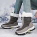 Velvet Cotton Boots For Women, Plush Warm Boots, Snow Boots_vogvips.com