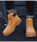 High Top Martin Boots Retro Medium Tube Tooling Leather Boots Men's Cycling Boots Men's Shoes_vogvips.com