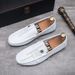 Men’s Shoes Summer New Style Tods Shoes Men's Casual Business Lazy Leather Shoes Fashion Trend Breathable Hollow Loafers Men_vogvips.com