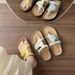 2025 New Women's Summer Sandals, Casual Retro Toe-Loop Flat Heel Fashion Roman Sandals For Outdoor Wear_vogvips.com