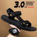 Summer Men's Sandals Outdoor Wadable Man Support Yoga Mat Gladiator Open Beach Slippers Antiskid Durable Flat Men Shoe_vogvips.com