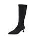 691-8-9 Plus Over-the-Knee Suede High Thick Legs Wide Calf Long Slim Large Size Women's Boots_vogvips.com