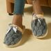Indoor And Outdoor Slippers Warm And Non-slip Love Pattern Comfortable Soft Thickened Bottom_vogvips.com