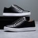 Men Premium Leather Casual Sneakers Non Slip Platform Lace Up Business Walking Shoes_vogvips.com
