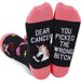 Cotton tall tube knitted casual sports socks sole letter pattern fun gift socks_vogvips.com