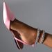 Women's Satin Pointed Toe Flat Sandals 42 Size Spring Autumn New Style Buckle Closure Comfortable Bottom For Casual Wear_vogvips.com