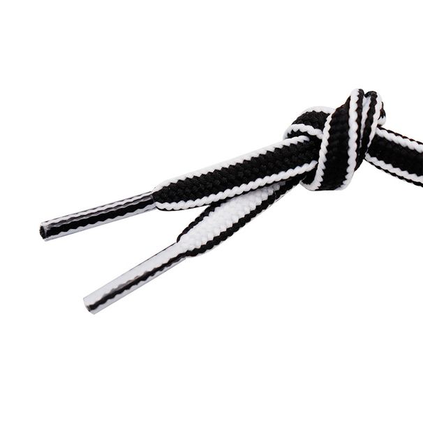 Shoelaces 6mm Wide Semi Circular Flat Empty Two Color Shoelaces Suitable For Sneakers, Dad Shoes, Sports Shoes And Casual Shoes_vogvips.com