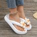 Summer New Flip Flops WOMEN Sunflower Pattern Slides One-Piece Eva Slippers Non-Slip Beach Holiday Shoes Home Indoor Slippers_vogvips.com