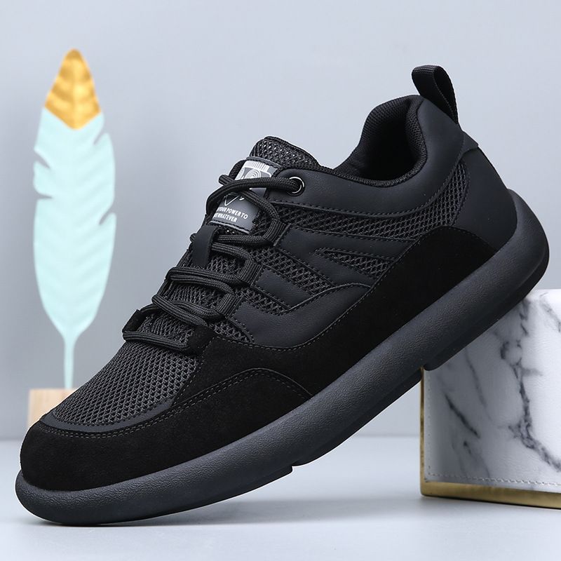 Vintage Mesh De Xun For Men 2025 Summer New Wide Toe White Men's Trendy Breathable Sports Casual Shoes_vogvips.com