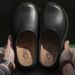 Maden Outdoor Solid Color Slip-On Chef Men' Summer Breathable Caual Sandal Non-Slip Beach EVA Waterproof Fihing_vogvips.com