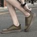 Hollow Men's Shoes Thick Baseplate Shoes Skateboard Shoes Mesh White Shoes Men's Casual Large Size Shoes Men_vogvips.com
