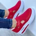 Red Sneakers Women Woman Tennis Canvas Shoe Female Casual Ladies Sport Platform Sneaker Hollow Out Shoes_vogvips.com