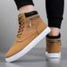 Men's Autumn New High Top Men Teenagers Trend Versatile Board For Men's Sports And Leisure Trendy Shoes_vogvips.com
