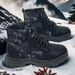 European Warm Series Martin Autumn Mid-top Men's Boots Thick Sole Fashion Versatile Lace-up Work Shoes For Men_vogvips.com