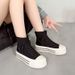 High-Top Stretch For Women 2025 New Summer Korean Style Versatile Thick-Soled Height-Increasing Martin Short_vogvips.com