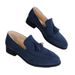 Brand Design Men Suede Leather Shoes Moccasins Purple Tassel Pointed Men's Loafers Vintage Slip-on Casual Men Social Dress Shoe_vogvips.com