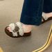 Platform Fluffy For Women, Outdoor Wear, Autumn And Winter New Style, Petite Thick Sole, Versatile Belt Buckle,_vogvips.com