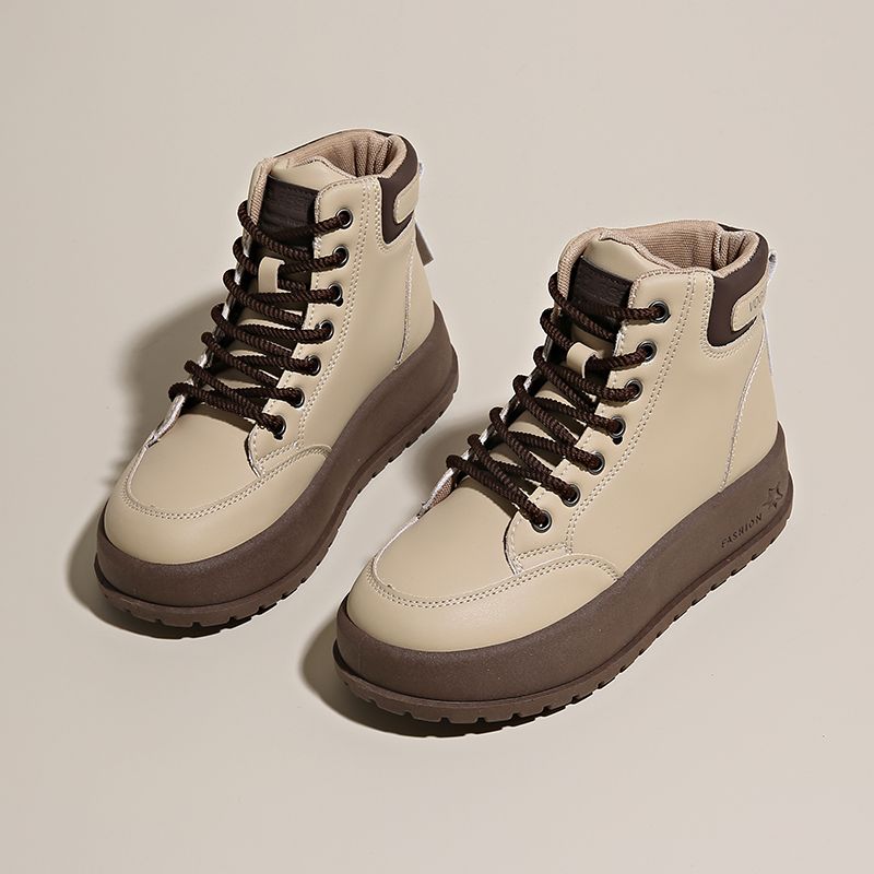 New Leather Spring Men's Shoes High-top Men's Heightening Tooling Martin Boots_vogvips.com