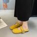 Boken Toe-Open Mules For Women, 2026 Spring/Summer New Square-Toe Flat Retro Mary Jane Sandals_vogvips.com