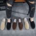 Fashion Platform Men Loafers Comfortable Mens Casual Lightweight Slip On Walking Sneakers Breathable Flats Driving Shoes_vogvips.com