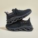 Flying Shoes Student Sports Shoes Fitness Running Casual Height-increasing Shoes Breathable_vogvips.com