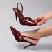 Elegant Sexy Women's High-heeled Shoes For Weddings, Pointed-toe Party Sandals With Stiletto Heels, Exclusively_vogvips.com