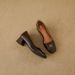MTX Sheepskin Version ~ Comfortable High Heels For Women, Outdoor Wear, High-End Thick Heel Single Shoes, 2025 Spring New_vogvips.com