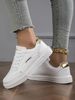 Baasploa Casual Leather Platform Sneakers For Women Classics Comfort Skateboarding Shoes Non-Slip_vogvips.com