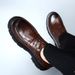 2025 Spring New Men's Made Of Genuine Leather, High Quality, Black Heightened Leather Shoes, British Breathable Business_vogvips.com