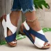 Women's Soft Heels Women Peep Toe Lightweight Wedges Heeled Shoes Woman Footwear Summer Sandals_vogvips.com