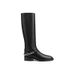 Xiaoxiangfeng Black Boots Women's Autumn And Winter New Side Zipper Flat-bottomed Knight Boots But Knee-high Boots_vogvips.com
