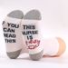 Nurse teacher cotton mid-tube socks sole letter jacquard leisure sports socks_vogvips.com